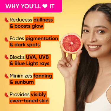 Dot & Key Vitamin C Daily Glow Essentials Skin Care Combo (Vitamin C Sunscreen SPF 50 PA+++ 50gm & Vitamin C Moisturizer 50gm) | For Glowing Skin | For All Skin Types | For Women & Men